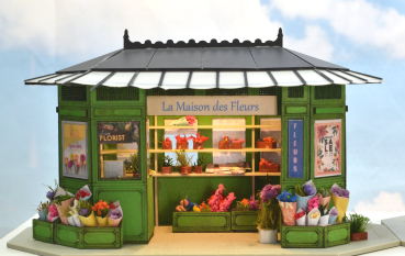 Preview: Kiosk Art Deco ´Blumen`